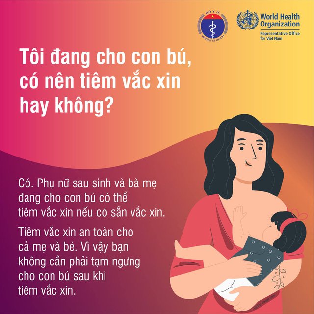 Phụ nữ mang thai và đang cho con bú có nên tiêm vắc xin covid-19